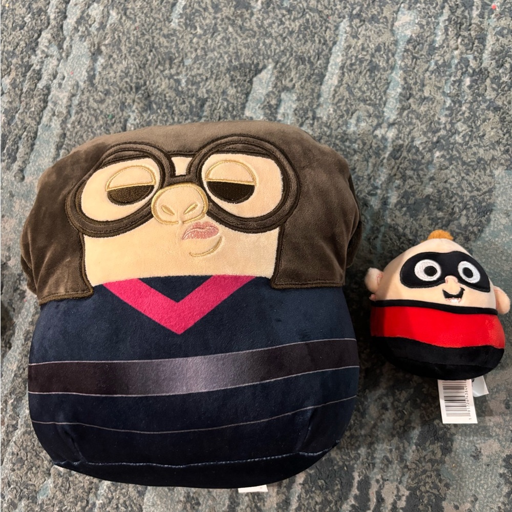 Squishmallow- Edna Mode & Jack Jack